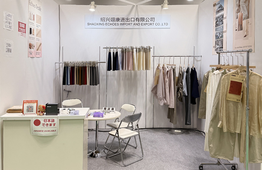 Shaoxing Echoes Textile Co., Ltd Taispeántais ag FaW TOKYO 2026 le Conclúid Rathúil