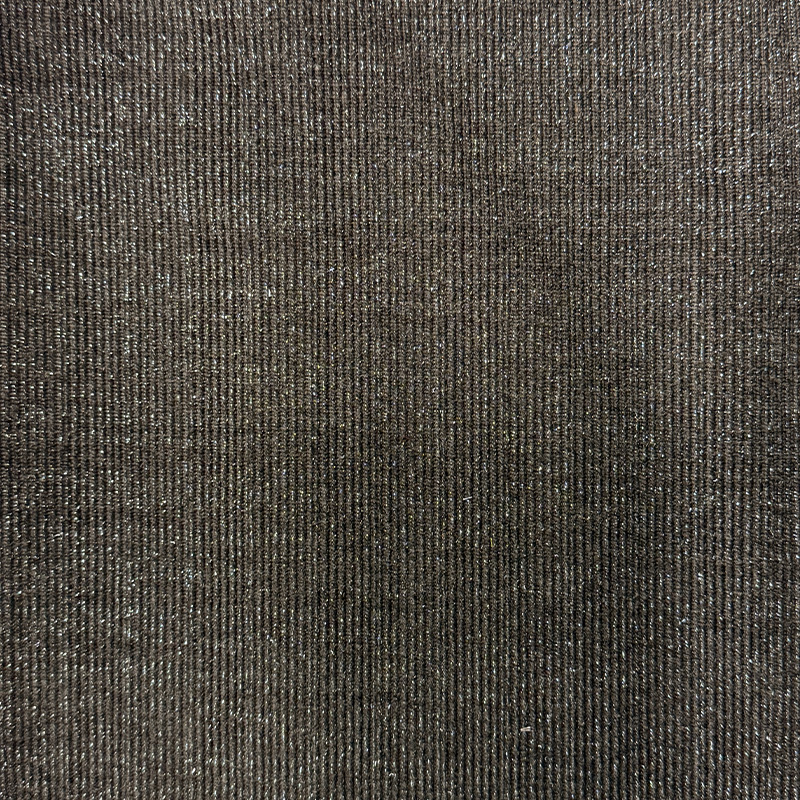 NO6110 Silver Thread European Cotton Velvet Fabraic